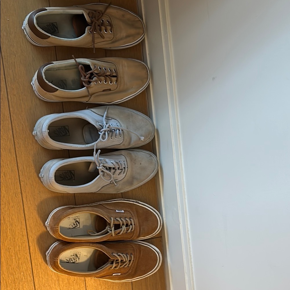 Vans Casual Sneakers Trio - Brown and Beige